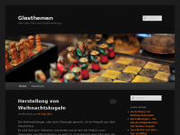 Screenshot des Blogs Glasthemen