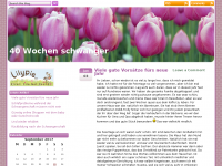 Screenshot des Blogs 40-wochen-schwanger