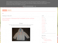 Screenshot des Blogs Stoffe mit Stil