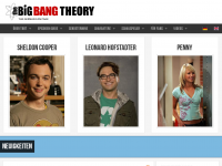 Screenshot des Blogs The Big Bang Theory | Die deutsche Fanseite