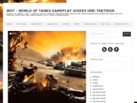 Screenshot des Blogs WOT – World of Tanks Gameplay Guides und Taktiken