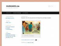 Screenshot des Blogs Ungarische Lebensart