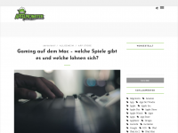 Screenshot des Blogs apfelmonster – Apple News Kult Blog & Community