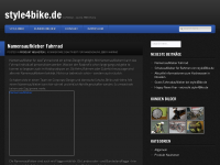Screenshot des Blogs style4Bike Fahrrad Aufkleber