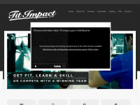 Screenshot des Blogs fitimpact–competitive fight training in multiple disciplines, weightloss, general fitness and perso