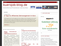 Screenshot des Blogs buerojob-blog.de