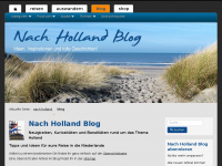 Screenshot des Blogs nach Holland Blog