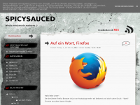 Screenshot des Blogs Spicysauced