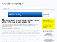 Screenshot des Blogs web-hosting-blog.de