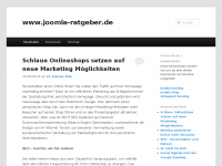 Screenshot des Blogs joomla-ratgeber.de