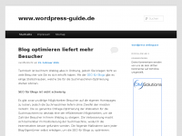 Screenshot des Blogs wordpress-guide.de