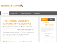 Screenshot des Blogs Sicherheitstechnik-Blog.net
