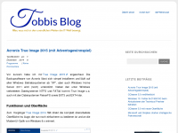 Screenshot des Blogs Tobbis Blog