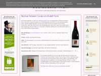 Screenshot des Blogs Bocksbeutel Wein