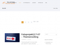 Screenshot des Blogs a.heinhold.org – Mein kleiner Fotoblog