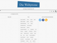 Screenshot des Blogs nichtDIEWELT – Das Satire-Magazin