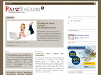 Screenshot des Blogs Rund um das Theme Finanzen