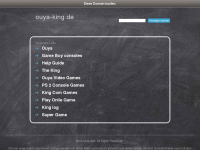 Screenshot des Blogs OUYA-King