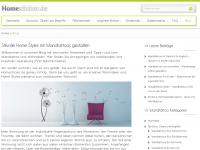 Screenshot des Blogs Home Styles!..stilvoll leben