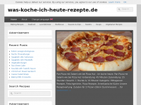 Screenshot des Blogs Was koche ich heute?