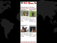 Screenshot des Blogs www.k9-news.de