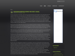 Screenshot des Blogs webmailer-login.de