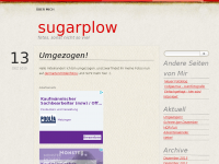 Screenshot des Blogs sugarplow