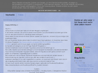 Screenshot des Blogs Come and read it