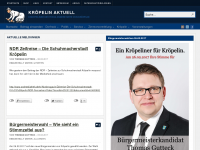 Screenshot des Blogs Kroepelin Aktuell
