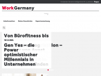 Screenshot des Blogs Regus Blog