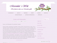 Screenshot des Blogs Missviolett´s Welt