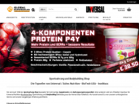 Screenshot des Blogs Bodybuilding Blog – Artikel zu Training, Ernährung, Sportlernahrung