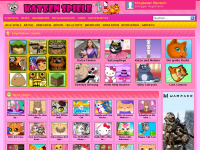 Screenshot des Blogs Katzen Spiele
