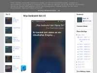 Screenshot des Blogs Best of Siri Deutsch