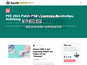 Screenshot des Blogs morethanandroid.de