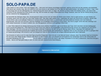 Screenshot des Blogs Solopapa