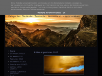 Screenshot des Blogs Zu Fuss durch die Welt