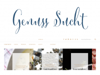 Screenshot des Blogs Genusssucht Blog
