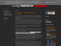 Screenshot des Blogs Casually Frustrated Ranter