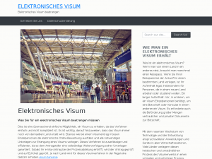 Screenshot des Blogs Artikel-Tests