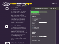 Screenshot des Blogs Custom Term Paper writing Service