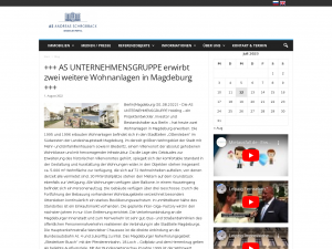 Screenshot des Blogs Andreas Schrobback Immobilien