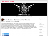Screenshot des Blogs Tequilas Welt