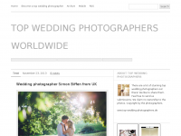 Screenshot des Blogs Top Wedding Photographers