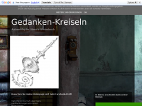 Screenshot des Blogs Gedanken-kreiseln