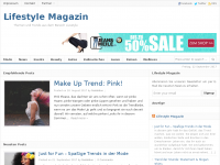 Screenshot des Blogs lifestyle-magazin.net