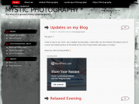 Screenshot des Blogs Mystic Photography