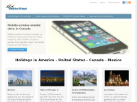 Screenshot des Blogs Amerika Urlaub in USA