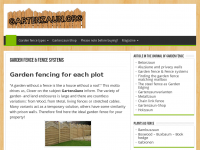 Screenshot des Blogs Gartenzaun