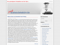 Screenshot des Blogs Parkkostendetektiv